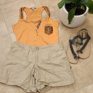 Gap khaki high waist shorts